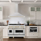 ZLINE 48" Autograph Edition Stainless Steel Range Hood with Stainless Steel Shell and Gold Accents - KB4STZ-48-G