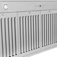 ZLINE 48" Autograph Edition Stainless Steel Range Hood with Stainless Steel Shell and Gold Accents - KB4STZ-48-G