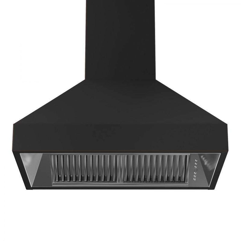 ZLINE 48-Inch Designer Series Oil-Rubbed Bronze Wall Range Hood with Crown Molding and 700 CFM Motor (8667B-48)