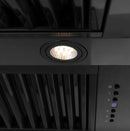 ZLINE 48 in. Autograph Edition Black Stainless Steel Range Hood with Champagne Bronze Handle, BS655Z-48-CB