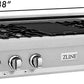ZLINE 48" Porcelain Rangetop in DuraSnow Stainless Steel with 7 Gas Burners - RTS-48