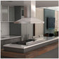 ZLINE 48" Professional Stainless Steel Gas Rangetop with 7 Gas Burners and Griddle