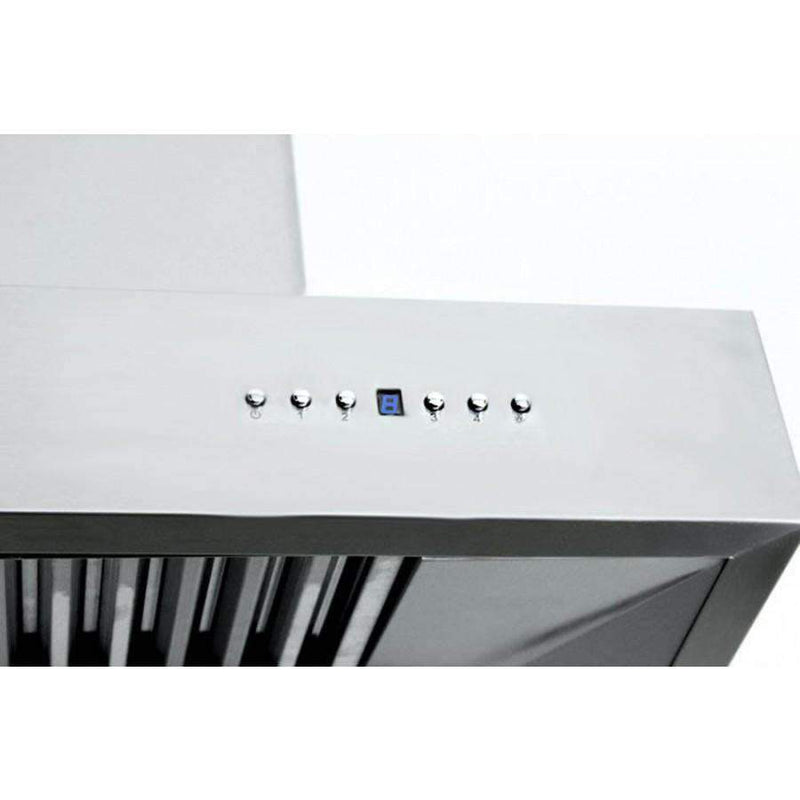 ZLINE 48-Inch Remote Blower Stainless Wall Range Hood with 900 CFM Motor (KECOM-RS-48)