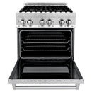 ZLINE Appliance Package - 30 in. Dual Fuel Range, 30 in. Range Hood, Microwave Drawer - 3KP-RARH30-MW
