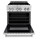 ZLINE Appliance Package - 30 in. Dual Fuel Range, Range Hood, 3 Rack Dishwasher, Refrigerator - 4KPR-RARH30-DWV