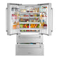 ZLINE Appliance Package - 36 in. Dual Fuel Range, Range Hood, 3 Rack Dishwasher, Refrigerator - 4KPR-RARH36-DWV