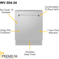 ZLINE Appliance Package - 36 in. Dual Fuel Range, Range Hood, 3 Rack Dishwasher, Refrigerator - 4KPR-RARH36-DWV
