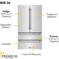 ZLINE Appliance Package - 36 in. Dual Fuel Range, Range Hood, 3 Rack Dishwasher, Refrigerator - 4KPR-RARH36-DWV