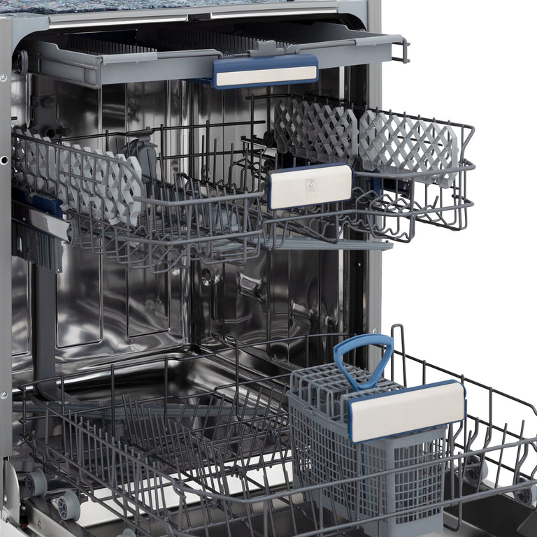 ZLINE Appliance Package - 36 in. Dual Fuel Range, Range Hood, 3 Rack Dishwasher, Refrigerator - 4KPR-RARH36-DWV