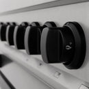 ZLINE Autograph Edition 24" 2.8 cu. ft. Dual Fuel Range with Gas Stove and Electric Oven in DuraSnow Stainless Steel with Accents