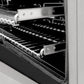 ZLINE Autograph Edition 24" 2.8 cu. ft. Dual Fuel Range with Gas Stove and Electric Oven in DuraSnow Stainless Steel with Accents