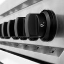 ZLINE Autograph Edition 24" 2.8 cu. ft. Dual Fuel Range with Gas Stove and Electric Oven in Stainless Steel with White Matte Door and Accents