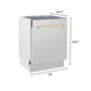 ZLINE Autograph Edition 24" 3rd Rack Top Control Tall Tub Dishwasher in Stainless Steel with Accent Handle, 51dBa