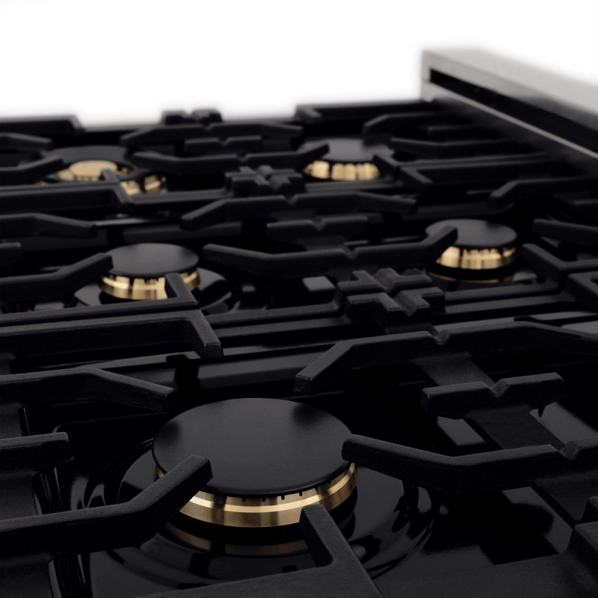 ZLINE Autograph Edition 30" 4.0 cu. ft. Dual Fuel Range with Gas Stove and Electric Oven in DuraSnow Stainless Steel with Accents