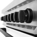 ZLINE Autograph Edition 36" 4.6 cu. ft. Dual Fuel Range with Gas Stove and Electric Oven in Stainless Steel with White Matte Door and Accents