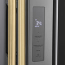 ZLINE Autograph Edition 36 -Inch 28.9 cu. ft. Standard-Depth French Door External Water Dispenser Refrigerator with Dual Ice Maker in Fingerprint Resistant Stainless Steel and Champagne Bronze Handles RSMZ-W-36-CB