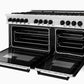 ZLINE Autograph Edition 60" 7.4 cu. ft. Dual Fuel Range with Gas Stove and Electric Oven in Stainless Steel with Accents