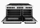 ZLINE Autograph Edition 60" 7.4 cu. ft. Dual Fuel Range with Gas Stove and Electric Oven in Stainless Steel with Accents