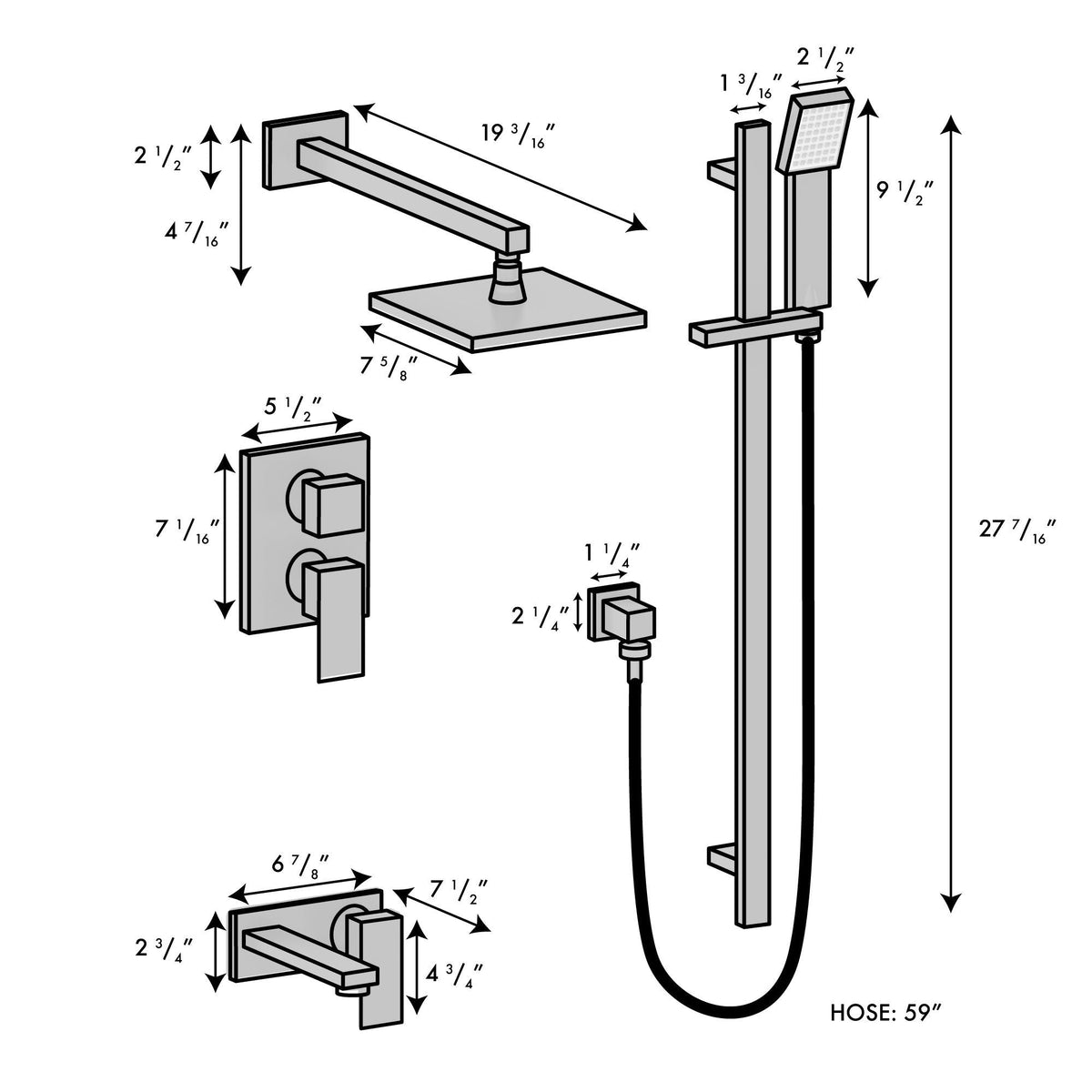 ZLINE Bliss Shower System