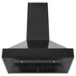 ZLINE Ducted Vent Black Stainless Steel Wall Mount Range Hood BS655N