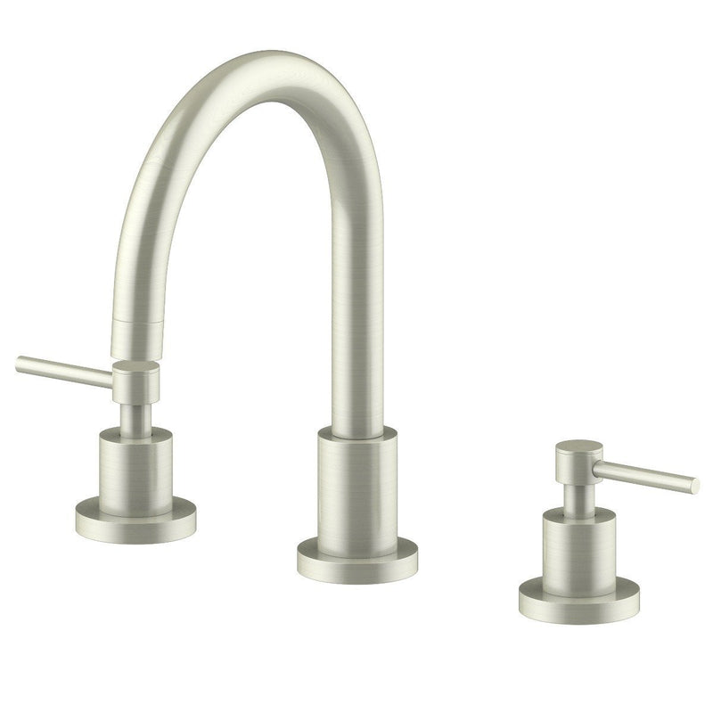 ZLINE Emerald Bay Bathroom Package with Faucet, Towel Rail, Hook, Ring and Toilet Paper Holder in Brushed Nickel (5BP-EMBYACCF-BN)