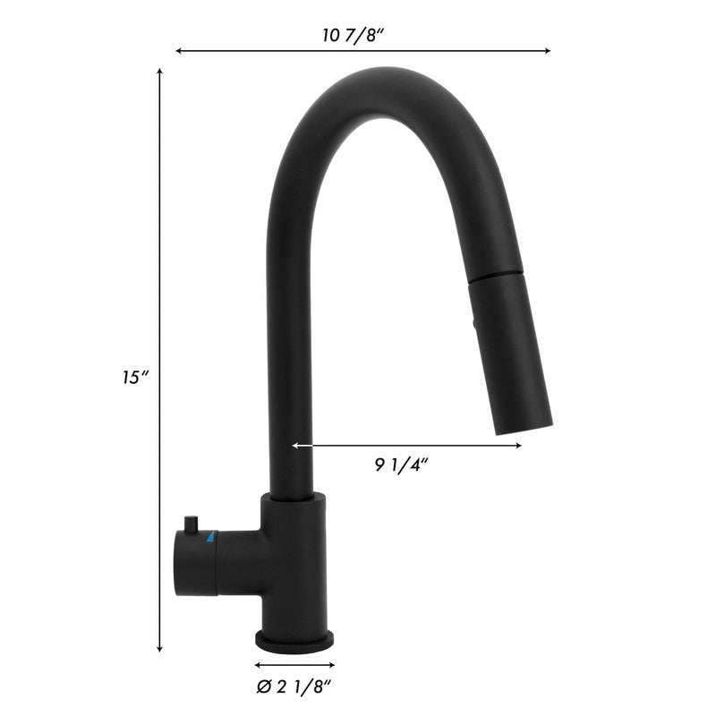 ZLINE Gemini Touchless Kitchen Faucet in Brushed Nickel (GEM-KFS-BN)