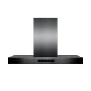 ZLINE Island Mount Range Hood in Black Stainless Steel