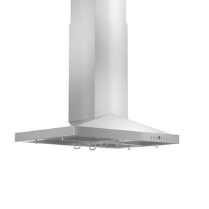 ZLINE Island Mount Range Hood in Stainless Steel