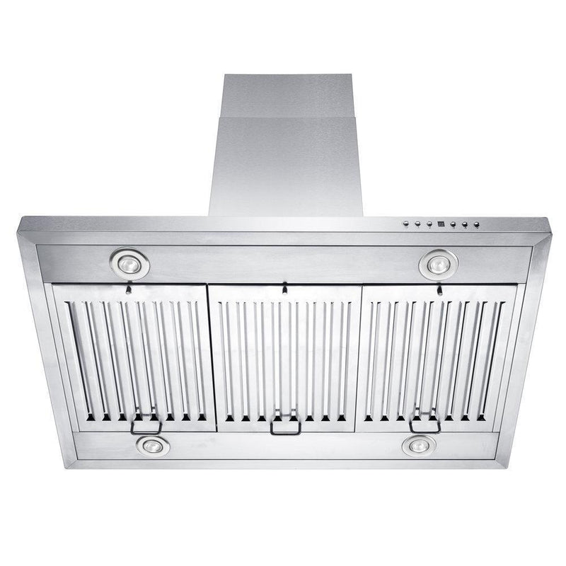 ZLINE Island Mount Range Hood in Stainless Steel
