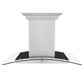 Products ZLINE Island Mount Range Hood in Stainless Steel with Built-in CrownSound‚ Bluetooth Speakers