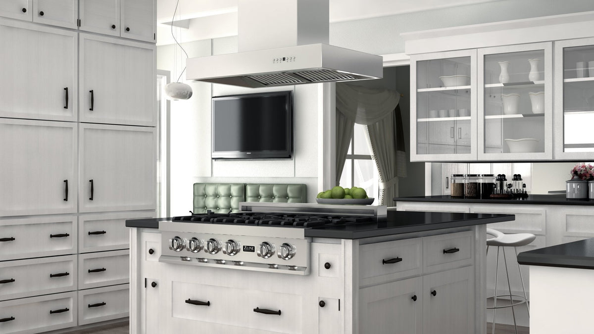 ZLINE Outdoor Island Mount Range Hood in Stainless Steel - KECOMi-304