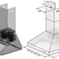 ZLINE Outdoor Wall Mount Range Hood in Stainless Steel 