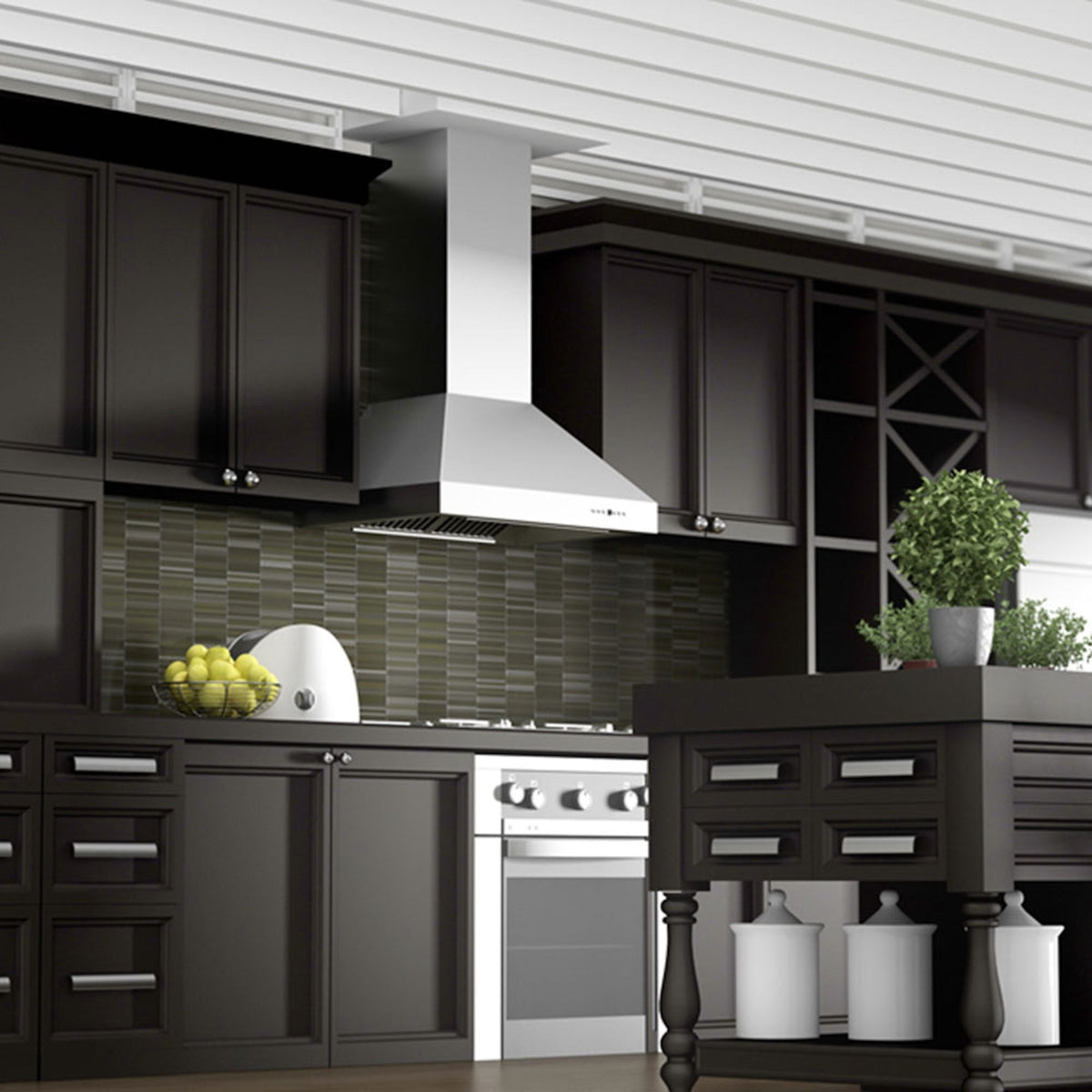 ZLINE Outdoor Wall Mount Range Hood in Stainless Steel