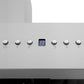 ZLINE Professional Wall Mount Range Hood in Stainless Steel with Built-in CrownSound Bluetooth Speakers - 667CRN-BT