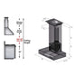 ZLINE Professional Wall Mount Range Hood in Stainless Steel with Crown Molding - KECOMCRN-30