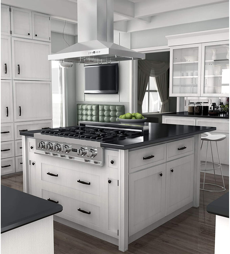 ZLINE Remote Blower Island Mount Range Hood in Stainless Steel