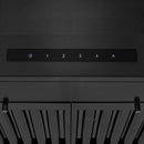 ZLINE Wall Mount Range Hood in Black Stainless Steel