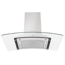 ZLINE Wall Mount Range Hood in Stainless Steel & Glass - KN