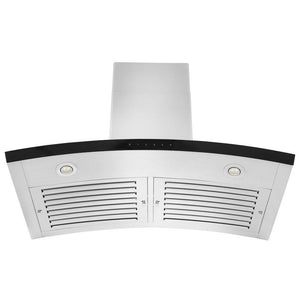 ZLINE Wall Mount Range Hood in Stainless Steel & Glass - KN6