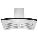 ZLINE Wall Mount Range Hood in Stainless Steel & Glass - KN6