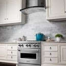 ZLINE Wall Mount Range Hood in Stainless Steel & Glass - KN6