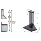 ZLINE Wall Mount Range Hood in Stainless Steel with Built-in CrownSound Bluetooth Speakers - KBCRN-BT
