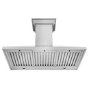 ZLINE Wall Mount Range Hood in Stainless Steel with Built-in CrownSound Bluetooth Speakers - KL2CRN-BT