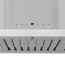 ZLINE Wall Mount Range Hood in Stainless Steel with Built-in CrownSound Bluetooth Speakers - KL2CRN-BT