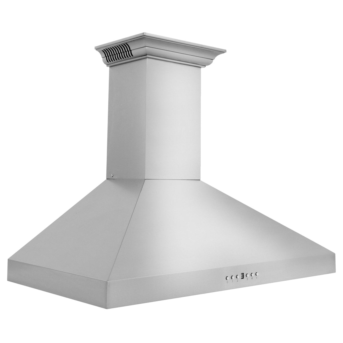 ZLINE Wall Mount Range Hood in Stainless Steel with Built-in CrownSound Bluetooth Speakers - KL3CRN-BT