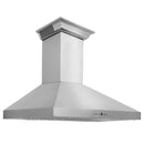ZLINE Wall Mount Range Hood in Stainless Steel with Built-in CrownSound Bluetooth Speakers - KL3CRN-BT