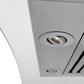 ZLINE Wall Mount Range Hood in Stainless Steel with Built-in CrownSound Bluetooth Speakers - KZCRN-BT