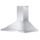 ZLINE Wall Mount Range Hood in Stainless Steel with Crown Molding