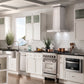 ZLINE Wall Mount Range Hood in Stainless Steel with Crown Molding - KECRN