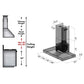 ZLINE Wall Mount Range Hood in Stainless Steel with Crown Molding - KECRN